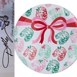 Dolly Parton Christmas Melamine Serving Tray